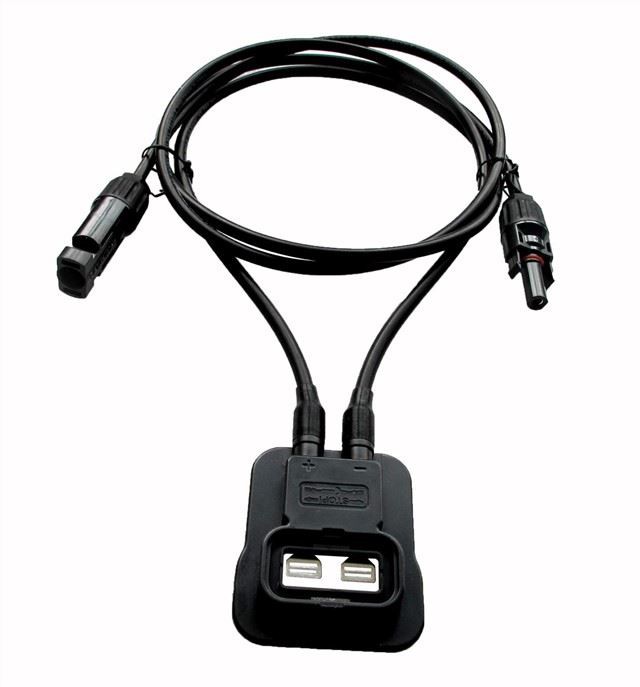 Caixa de junção solar flexível