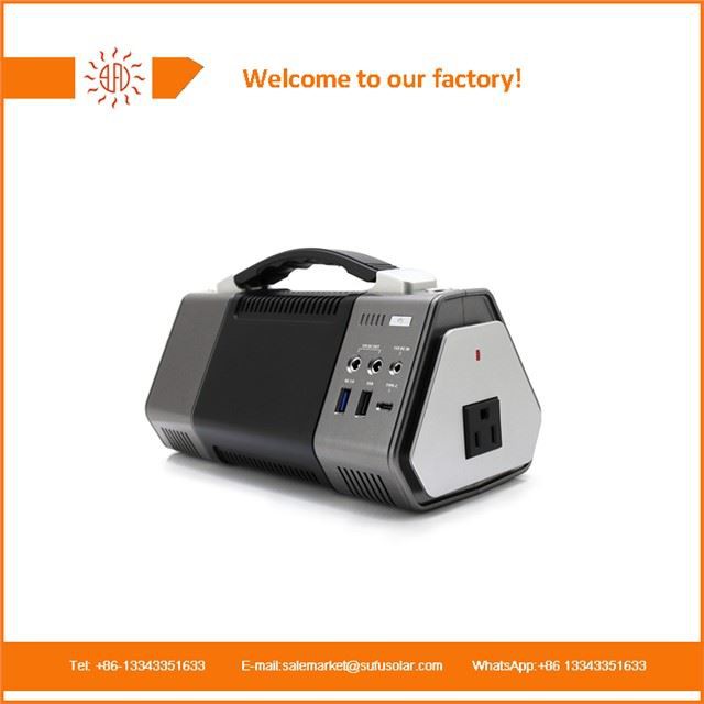 Fonte de alimentação portátil para acampar