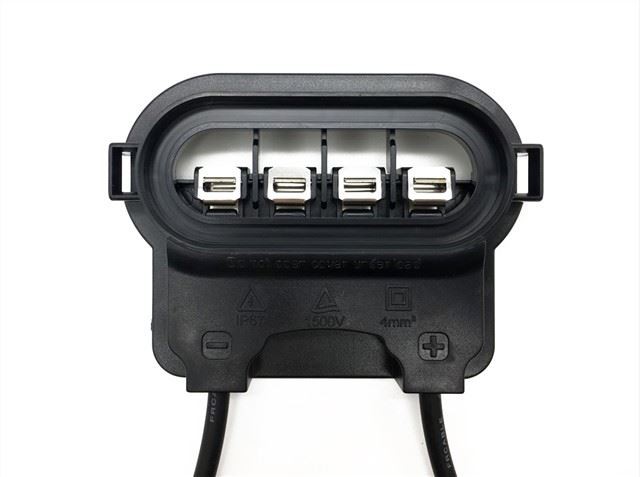 Caixa de junção solar 4 terminal