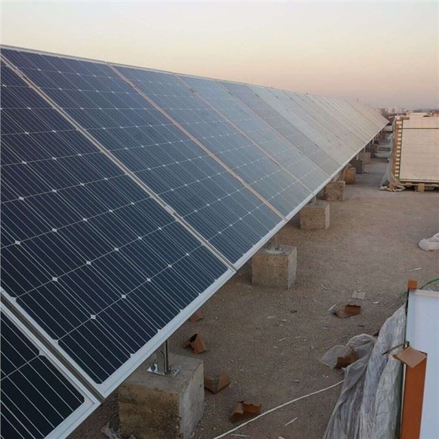 Montagem do telhado do painel solar